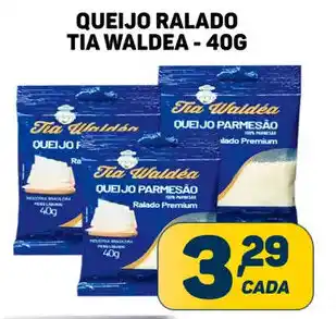 Dom Atacadista QUEIJO RALADO TIA WALDEA - 40G oferta