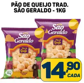 Dom Atacadista PÃO DE QUEIJO TRAD. SAO GERALDO - 1KG oferta