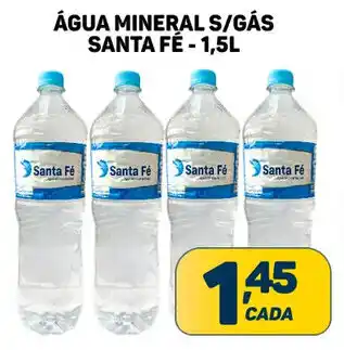 Dom Atacadista ÁGUA MINERAL S/GÁS SANTA FÉ -1,5L oferta