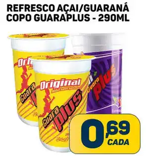 REFRESCO AÇAI/GUARANÁ COPO GUARAPLUS - 290ML