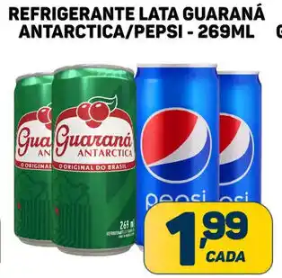 Dom Atacadista REFRIGERANTE LATA GUARANÁ ANTARCTICA/PEPSI-269ML oferta