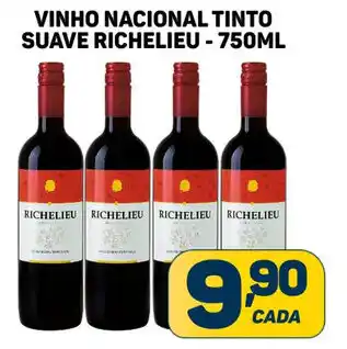 Dom Atacadista VINHO NACIONAL TINTO SUAVE RICHELIEU - 750ML oferta