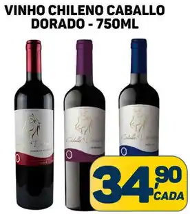 Dom Atacadista VINHO CHILENO CABALLO DORADO - 750ML oferta