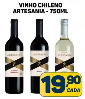Dom Atacadista VINHO CHILENO ARTESANIA - 750ML oferta
