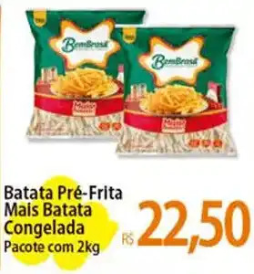 Atacadão Batata Pré-Frita Mais Batata Congelada Pacote com 2kg oferta
