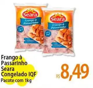 Atacadão Frango à Passarinho Seara Congelado IQF Pacote com 1kg oferta