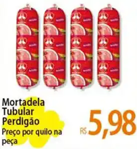 Atacadão Mortadela Tubular Perdigão Preço por quilo na peça oferta