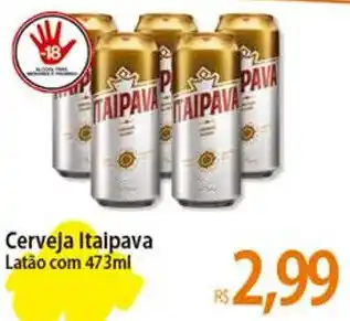 Atacadão Cerveja Itaipava Latão com 473ml oferta