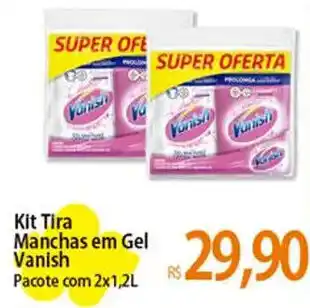 Atacadão Kit Tira Manchas em Gel Vanish Pacote com 2x1,2L oferta