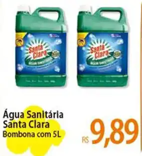 Atacadão Água Sanitária Santa Clara Bombona com 5L oferta