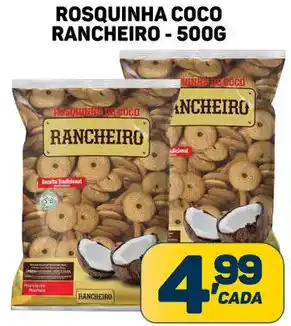 ROSQUINHA COCO RANCHEIRO - 500G