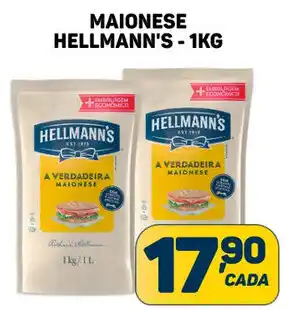 Dom Atacadista MAIONESE HELLMANN'S - 1KG oferta