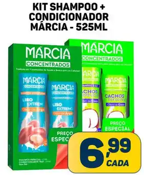 Dom Atacadista KIT SHAMPOO + CONDICIONADOR MÁRCIA - 525ML oferta