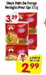 Cercadão Steak Peito De Frango Perdigão Pres/ Qjo 100g oferta