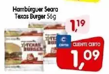 Cercadão Hambúrguer Seara Texas Burger 56g oferta