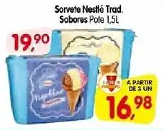 Cercadão Sorvete Nestlé Trad. Sabores Pote 1,5L oferta