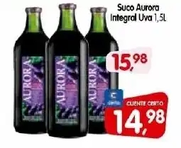 Cercadão Suco Aurora Integral Uva 1,5L oferta