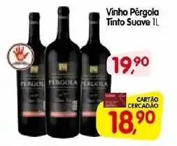 Cercadão Vinho Pérgola Tinto Suave 1L oferta