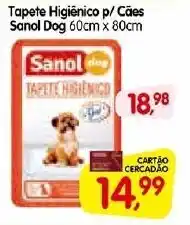 Tapete Higiênico p/ Cães Sanol Dog 60cm x 80cm