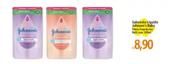 Atacadão Sabonete Líquido Johnson's Baby Várias fragrâncias Refil com 180ml oferta