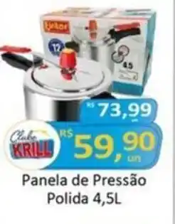 Panela de Pressão Polida 4,5L