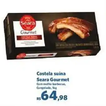 Sam's Club Costela suina Seara Gourmet Com molho barbecue. Congelada, 1kg oferta