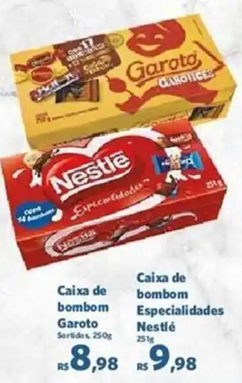 Sam's Club Caixa de bombom Garoto Sortidos, 250g oferta