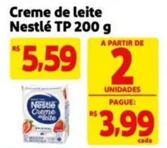 Extra Supermercado Creme de leite Nestlé TP 200 g oferta