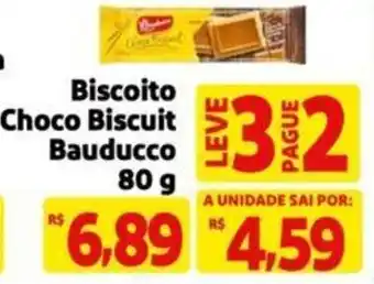 Extra Supermercado Biscoito Choco Biscuit Bauducco 80g oferta