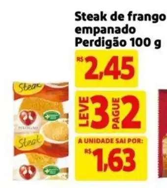 Extra Supermercado Steak de frango empanado Perdigão 100 g oferta