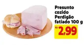 Extra Supermercado Presunto cozido Perdigão fatiado 100 g oferta