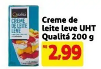 Extra Supermercado Creme de leite leve UHT Qualitá 200 g oferta