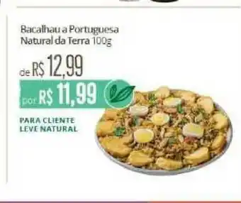 Bacalhau Portuguesa Natural Da Terra 100g