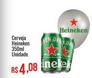 Cerveja Heineken 350ml unidade