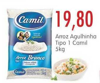 Epa Arroz Agulhinha Tipo 1 Camil 5kg oferta