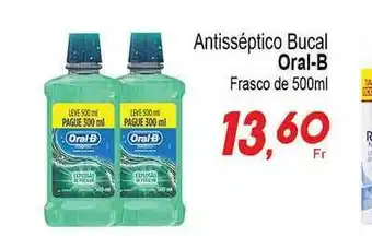 Villefort Atacadista Antisséptico Bucal Oral-b 500ml oferta