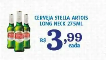 Bahamas Supermercados Cerveja Stella Artois Long Neck 275ml oferta