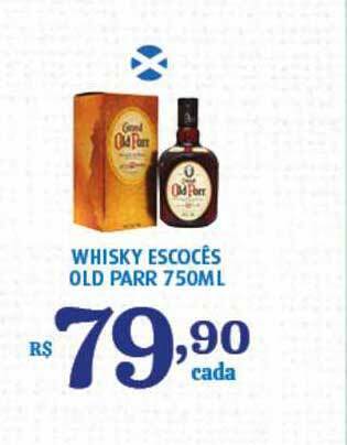 Whisky Escocês Old Parr 750ml