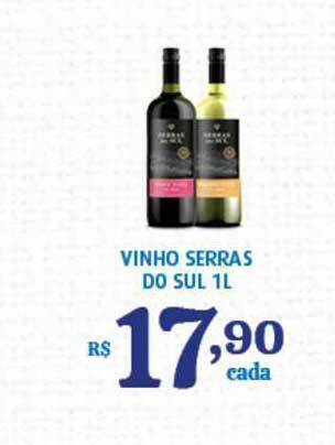 Bahamas Supermercados Vinho Serras Do Sul 1L oferta