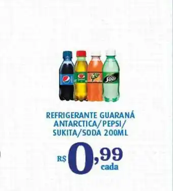 Refrigerante Guaraná Antarctita Pepsi Sukita Soda