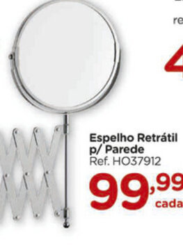 Espelho retratil p/ Parede