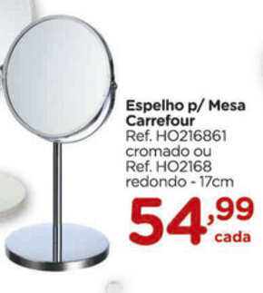 Carrefour Espelho p/ Mesa Carrefour oferta