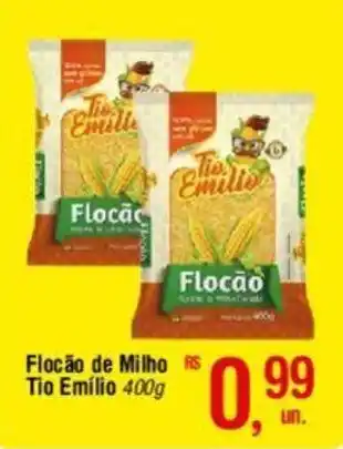 Flocão de Milho R$ Tio Emílio 400g