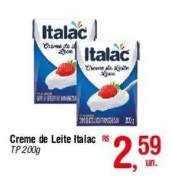 Fort Atacadista Creme de Leite Italac TP 200g oferta