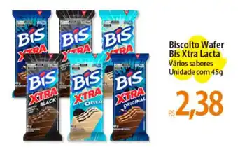 Atacadão Biscoito Wafer Bis Xtra Lacta Vários sabores Unidade com 45g oferta