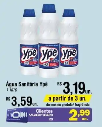 Fort Atacadista Água Sanitária Ypê 1 litro oferta