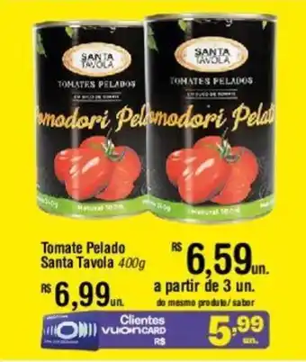 Fort Atacadista Tomate Pelado Santa Tavola 400g oferta