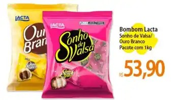 Atacadão Bombom Lacta Sonho de Valsa/ Ouro Branco Pacote com 1kg oferta