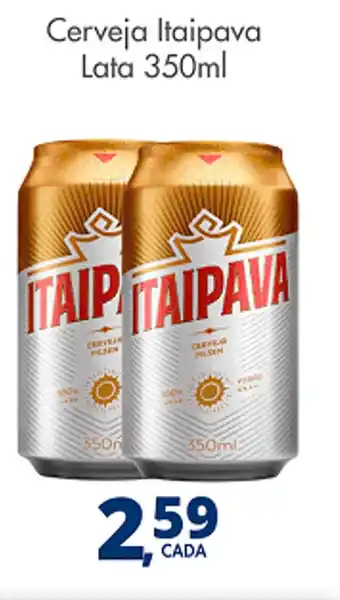 Delta Supermercados Cerveja Itaipava Lata 350ml oferta