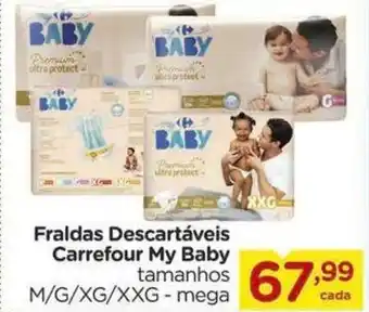 Carrefour Bairro Fraldas Descartáveis Carrefour My Baby oferta